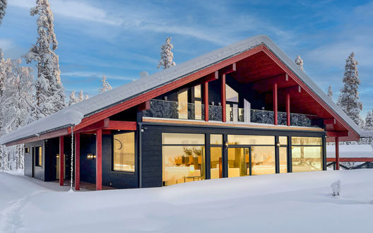 Дом в стиле шале и фахверк Ylläs 393 от финской компании Lumi Polar