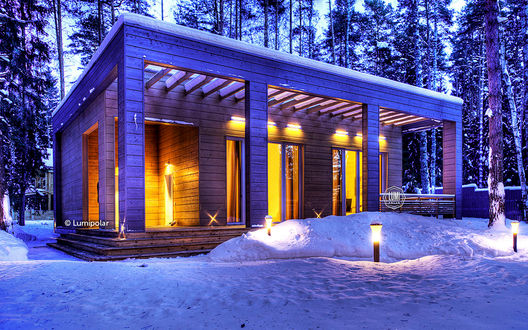Проект дома Oxxo Guest House 98 от финской компании Lumi Polar